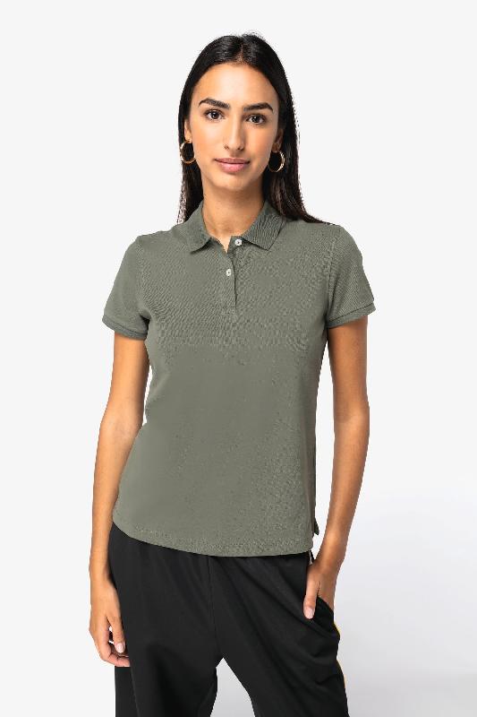 Polo écoresponsable maille piquée femme -  Réf: NS208_0