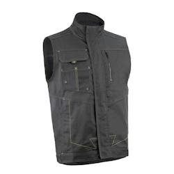 Coverguard - Gilet de travail sans manches gris vert BARVA Gris / Vert Taille L - L gris 5450564035584_0