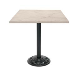 Restootab - Table style bistrot 70x70cm marbre yule - beige TB-VRS-7070M-MB.YUL_0