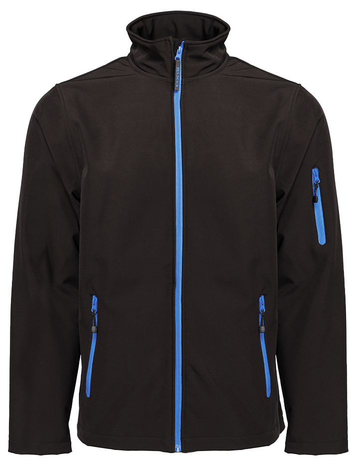 Veste softshell 3 couches « zip color »  - réf.  Gvc39116_0