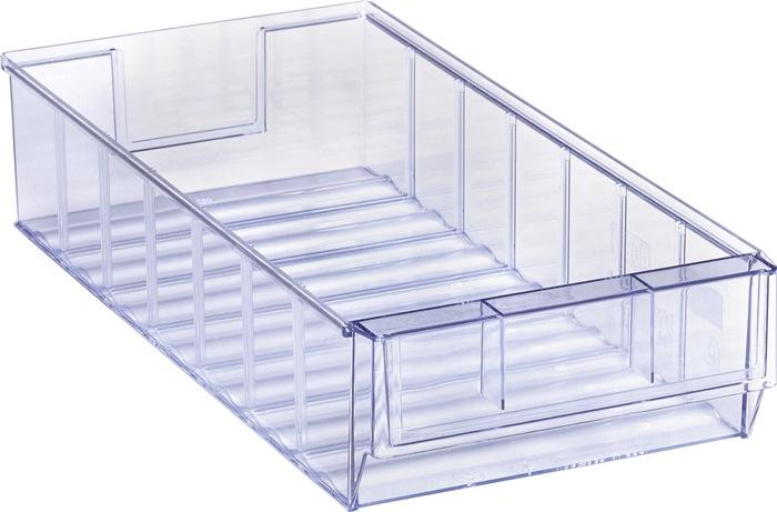 Boîte pour étagère L400xl183xH81 mm transparent SAN PROMAT_0