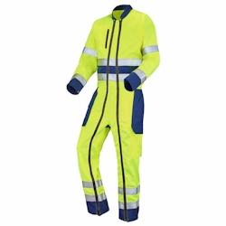 Cepovett - Combinaison 2 Fag Fluo Base XP Jaune / Bleu Marine Taille M - M jaune 3603624981129_0