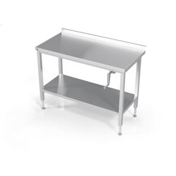 L2G Table inox adossée 90 x 120 x 60 cm L2G - DP0A-QLV-126_0