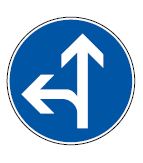 Panneau de direction obligatoire - B21d2_0