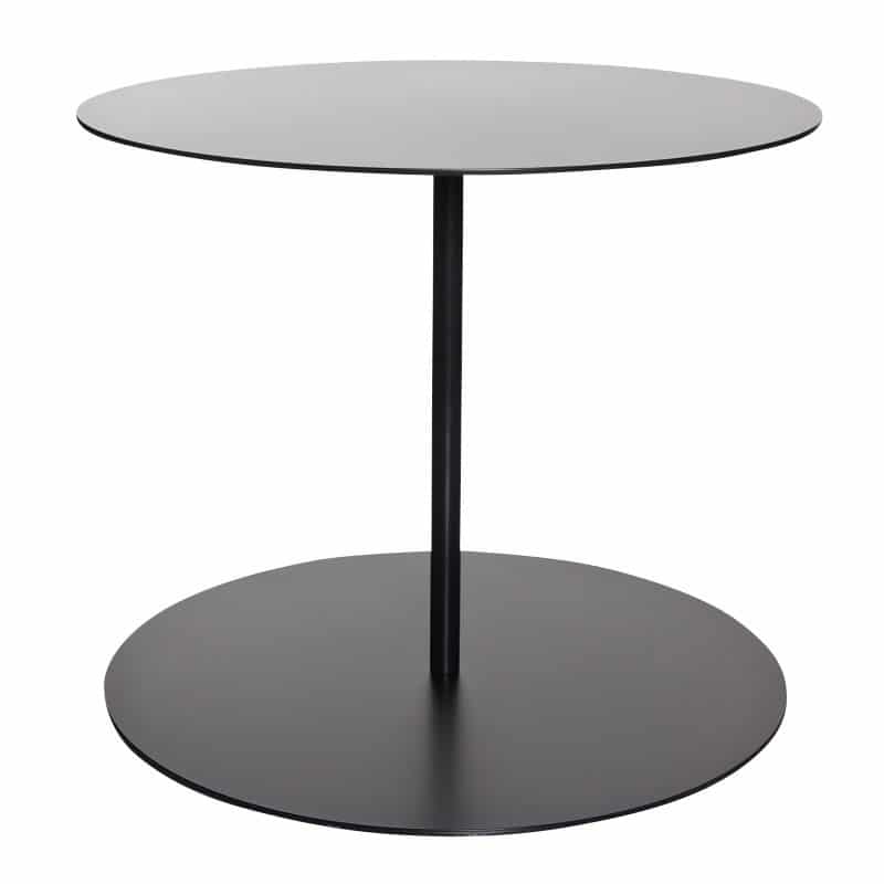 Table basse design et contemporaine Gong - Cappelini pour espaces professionnels avec plateau premium en verre trempé ou métal laqué_0