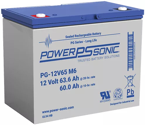 Batterie Power Sonic PG-12V65 12 V 63.6 Ah_0