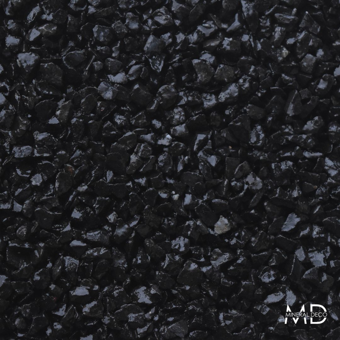 Gravier lavé séché de basalte noir 4/6 CARBONE (Premium) - GAMME CONCASSÉ - P-BASALT46_0