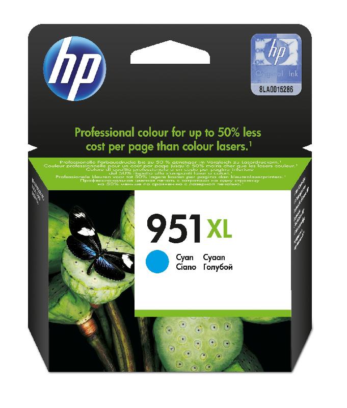HP 951XL cartouche d'encre cyan grande capacité authentique_0