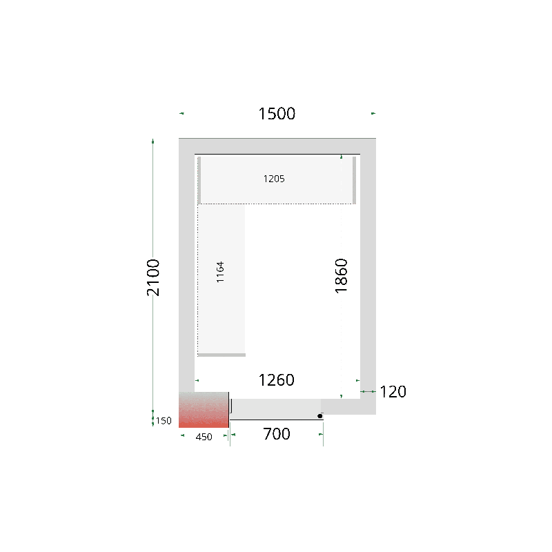 Panneaux de chambre froide 120 mm_0