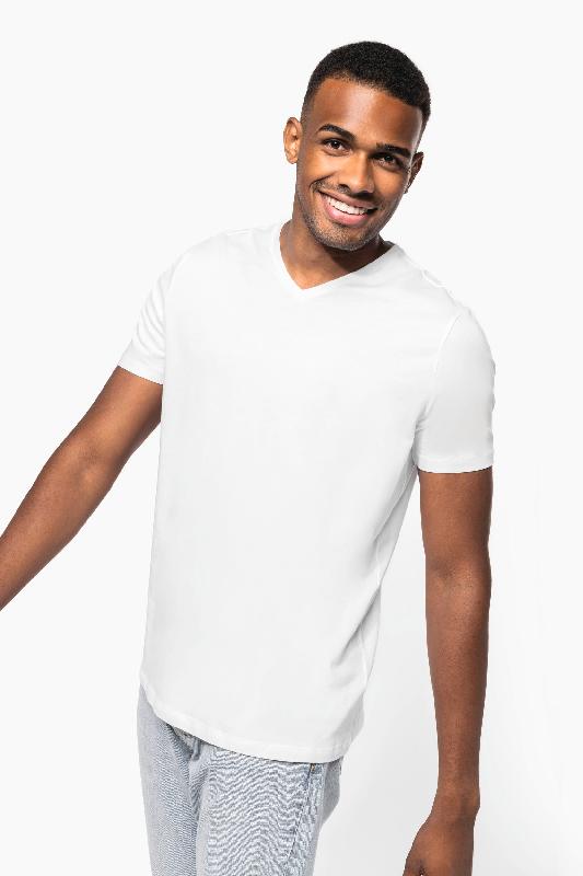 T-shirt manches courtes col V homme -  Réf: K3014_0