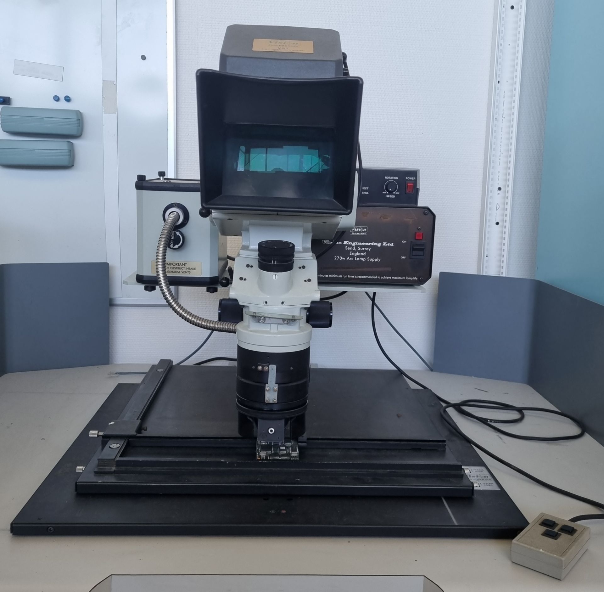 Vision engineering vs7 s.M.T inspection system microscope   metal halide lamp - microscopes_0