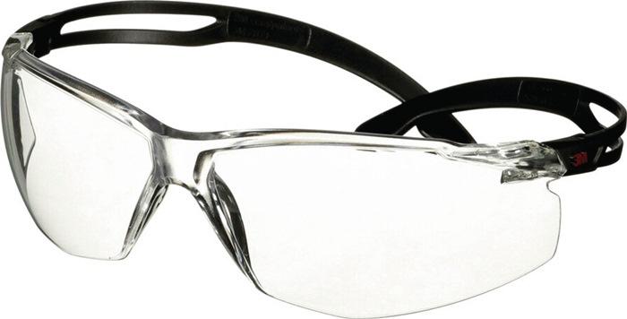 Lunettes de protection SecureFit™500 EN 166, EN171 étriers noirs, verre transparent polycarbonate 3M_0