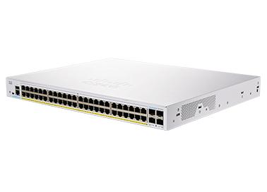 Cisco CBS350-48P-4X-EU commutateur réseau Géré L2/L3 Gigabit Ethernet (10/100/1000) Argent_0