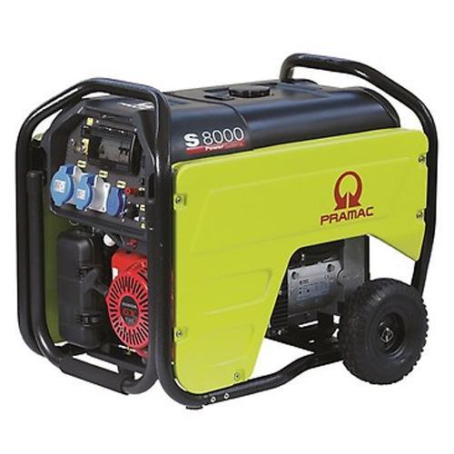 Groupe électrogène monophasé essence S8000 DE 389 cm³ avec DPP + Prise CONN - 7,2 kVA - PRAMAC - PD612SH2Z04_0