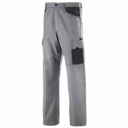 Cepovett - Pantalon de travail Coton majoritaire FACITY Gris / Noir Taille 3XL - XXXL gris 3603622143901_0