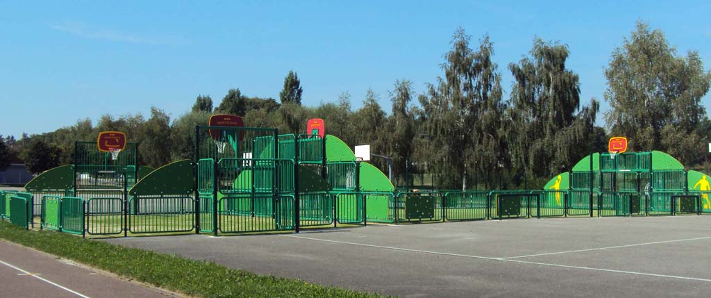 City Sport Tout Métal Double Zone de Jeu - Ref : 75312BIS5 - Toutes Dimensions Possibles - Cages Polyvalentes_0