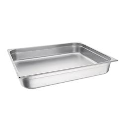 Equipementpro - Bac Gastronorme inox GN 2/1 100mm Vogue - EQK804_0