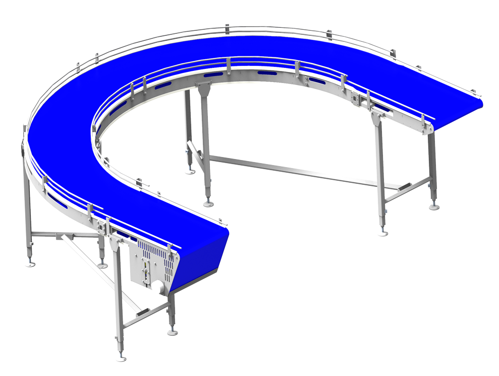 Convoyeur courbe à bande  modulaire_0