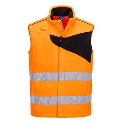 Gilet sans Manches - Polaire Haute-Visibilité - PW231 - Portwest - Orange/Noir_0