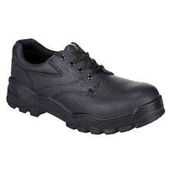 Portwest - Chaussures de sécurité basses en croute de cuir DERBY Steelite S1P Noir Taille 38 - 38 noir matière synthétique 5036108129386_0