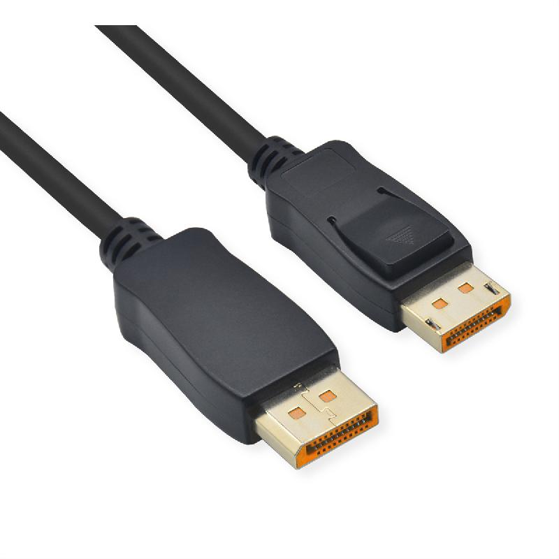 ROLINE Câble DisplayPort v2.1, 16K, DP M - DP M, noir, 1 m_0