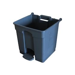 CAMBRO - WBFC30LBASE-180 - Collecteur 30L à pédale - 40,6 x 39,1 x 36,8 cm - Gris - gris plastique WBFC30LBASE-180_0