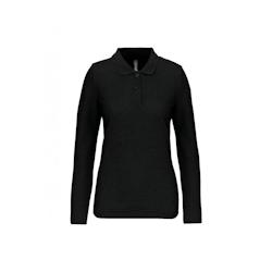 Polo manches longues femme WK. Designed To Work noir T.XXL WK Designed To Work - XXL noir polyester 3663938186122_0