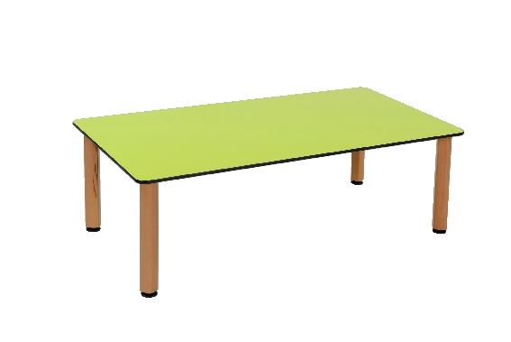 TABLE ZÉBULON 120 X 60 CM  T0 COLORIS PAMPLEMOUSSE_0