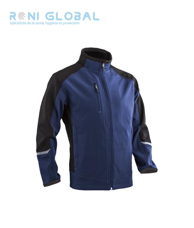 VESTE DE TRAVAIL SOFTSHELL EN POLYESTER ET ÉLASTHANNE + MEMBRANE TPU ET MICRO POLAIRE 6 POCHES - TORI COVERGUARD_0