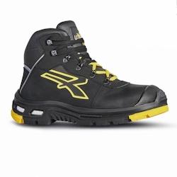 U-Power - Chaussures de sécurité hautes ultra résistantes COSMO - Environnements exigeants - RS S3 WR HI HRO SRC CI Noir / Jaune Taille 40 - 40 noi_0