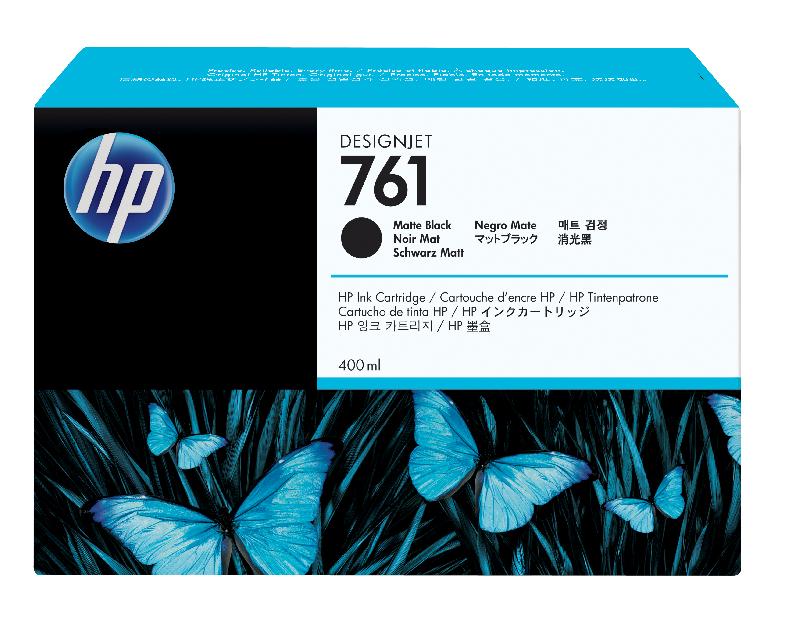 HP 761 cartouche d'encre DesignJet noir mat, 400 ml_0