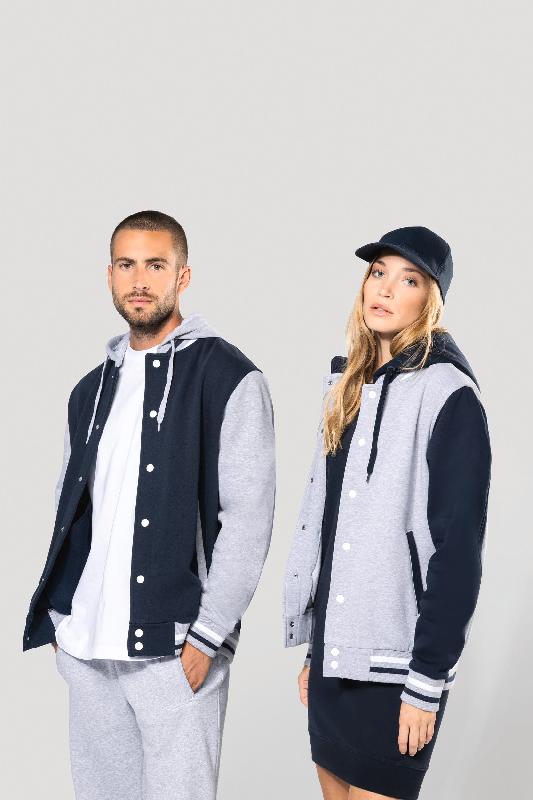 Blouson Teddy à capuche Unisexe -  Réf: K4003_0