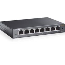 TPLINK Tp-link TL-SG108E switch metal 8 ports Gigabit IGMP+Vlan+QoS - noir TL-SG108E_0