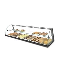 Vitrine Neutre Expo Curvé - 1190 mm - 2 Niveaux - Sayl - 0605848523027_0