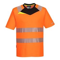 Portwest - Tee-shirt manches courtes DX4 HV Orange / Noir Taille L - L 5036108365005_0