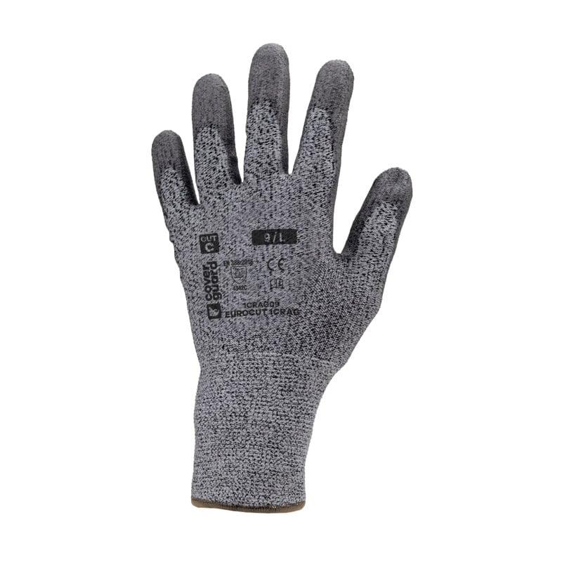 Gants eurocut 1crag cut c. Hdpa gris j13 paume enduite pu gris - COVERGUARD | 1crag_0