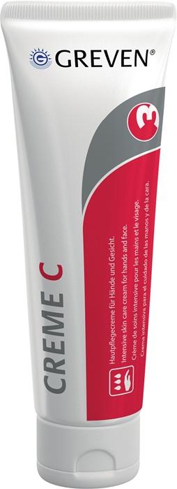 Crème de soin pour les mains GREVEN® CRàˆME C 100 ml sans silicone, parfumée tube GREVEN_0