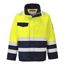 Portwest MV25 Veste Hi-Vis MODAFLAME Jaune/Marine - Taille XL_0