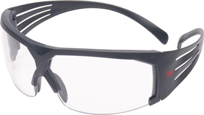 Lunettes de protection SecureFit™-SF600 EN 166 branches grises, verres transparents polycarbonate 3M_0