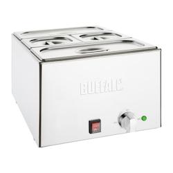 Bain-marie avec bacs - Capacité 21 Litres - Sans Robinet de vidange - Buffalo - FT691_0