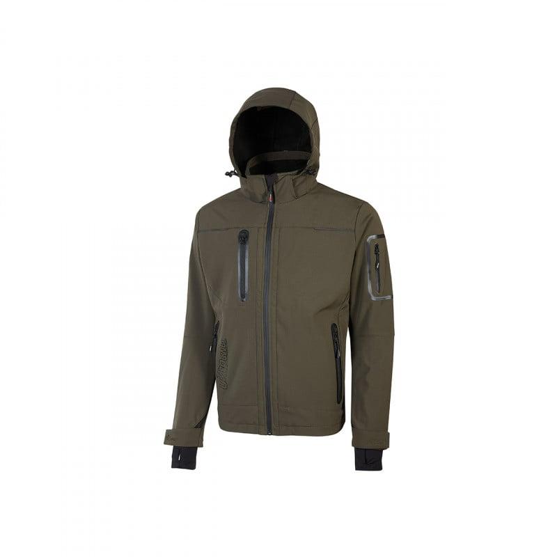 Veste Soft Shell Space Dark Green U-Power | FU187DG_0