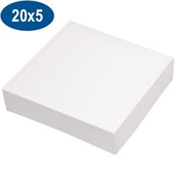 Firplast Boite pâtissière en carton blanche 20x5 cm - blanc 3104400001203_0