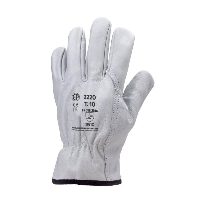 Gants maîtrise EUROSTRONG 2220 tout fleur vachette ecru *CAR* - COVERGUARD | MOP2220_0