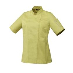 Veste de cuisine femme manches courtes  Unera polycoton pistache T.M Robur - M polyester 3609120550197_0