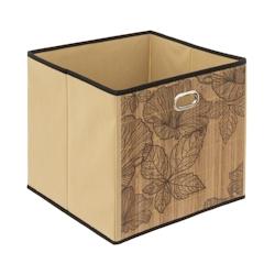 Boite de Rangement en Bambou 31 x 31 cm  déco Blackflora - beige 3560234679979_0