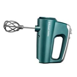 Russell Hobbs 25891-56 Batteur Mixeur Swirl, 5 Vitesses, Fonction Turbo, 1 Paire De Batteurs Hélice, Pétrin, Fouets - Turquois - bleu 23858026002_0