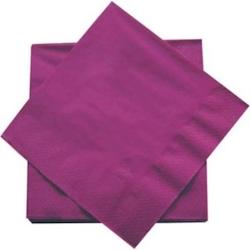 Serviettes de table 2 plis pure ouate - couleur framboise  - 40 x 40 cm - x 2000 - DSTOCK60 - 03701431316896_0