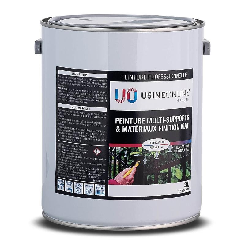 Peinture mat multi-supports & matériaux professionnelle USINE-ONLINE référence: uo-peinture-materiaux-mat_0