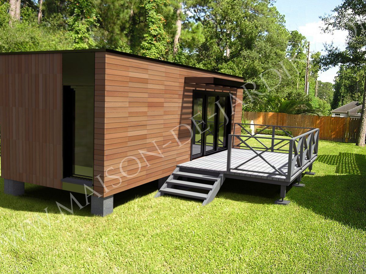 Studio de jardin - maison de jardin - avec ossature bois versailles 20 m²_0
