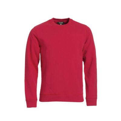 CLIQUE Sweatshirt col rond Rouge S_0
